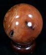 Colorful Carnelian Agate Sphere #32091-1